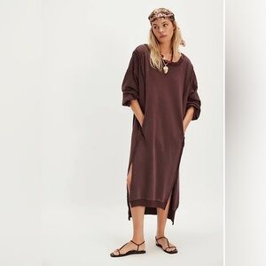 NWT Free People Camden Maxi Sweatshirt